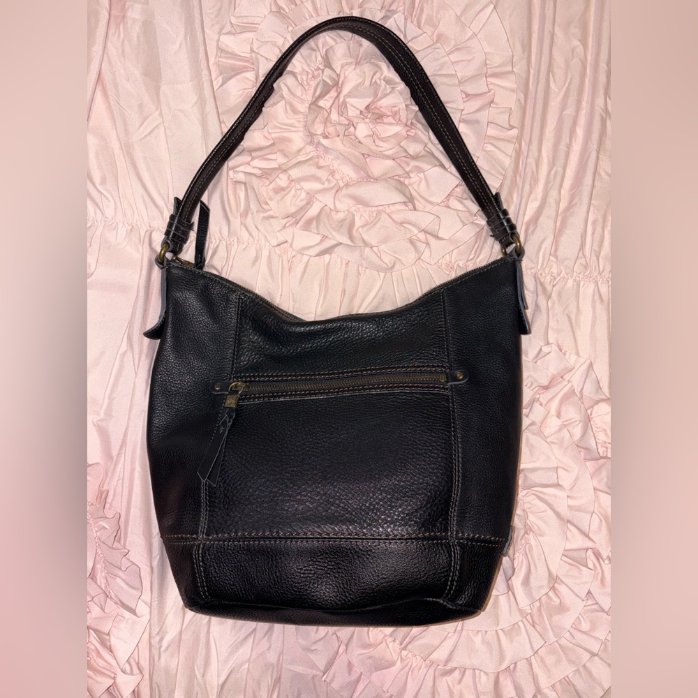 The Sak Black Leather Hobo Bag